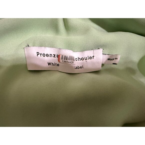 Proenza Schouler White Label Brushstroke Print Georgette Dress 2 - Picture 5 of 9